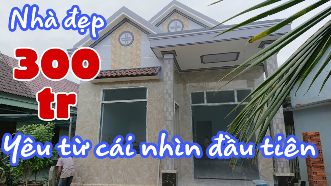 Top 50 mẫu nhà cấp 4 mái bằng 300 triệu đẹp nhất