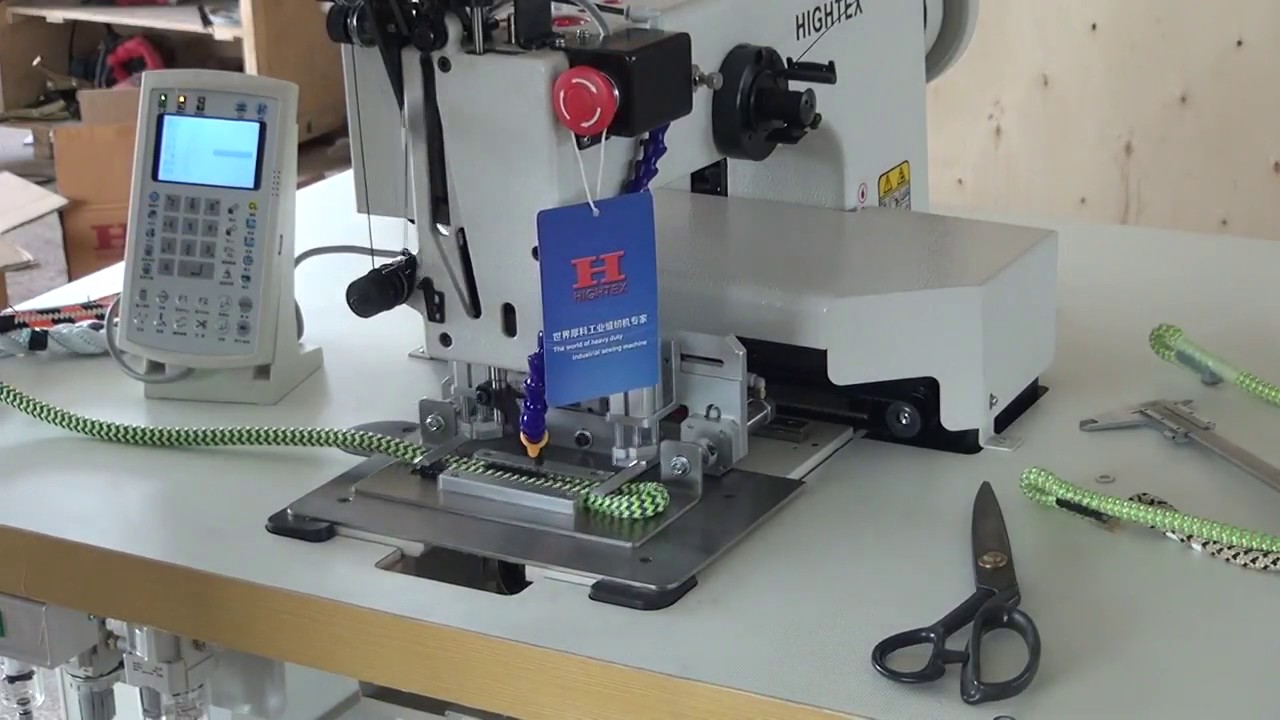 HIGHTEX 71008R Heavy duty bartacking sewing machine to make sewn eye