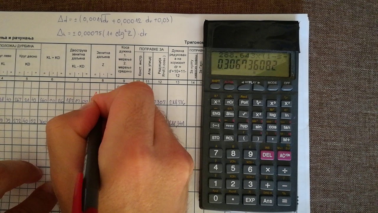 KORIŠĆENJE MEMORIJE PRI RAČUNAJU NA KALKULATORU