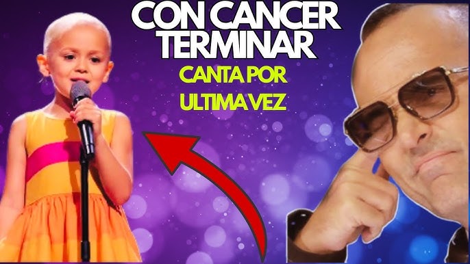 Niña con cáncer terminal emociona con su última canción y recibe el botón  dorado 🌟 - YouTube