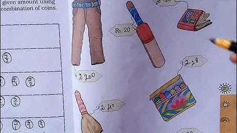 Class : 1 Ncert Maths Magic Chapter : 12 Money exercise from textbook and workbook