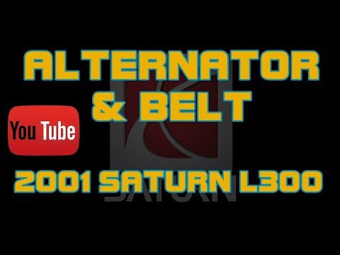 ⭐ 2001 Saturn L300 - 3.0 - Alternator And Belt