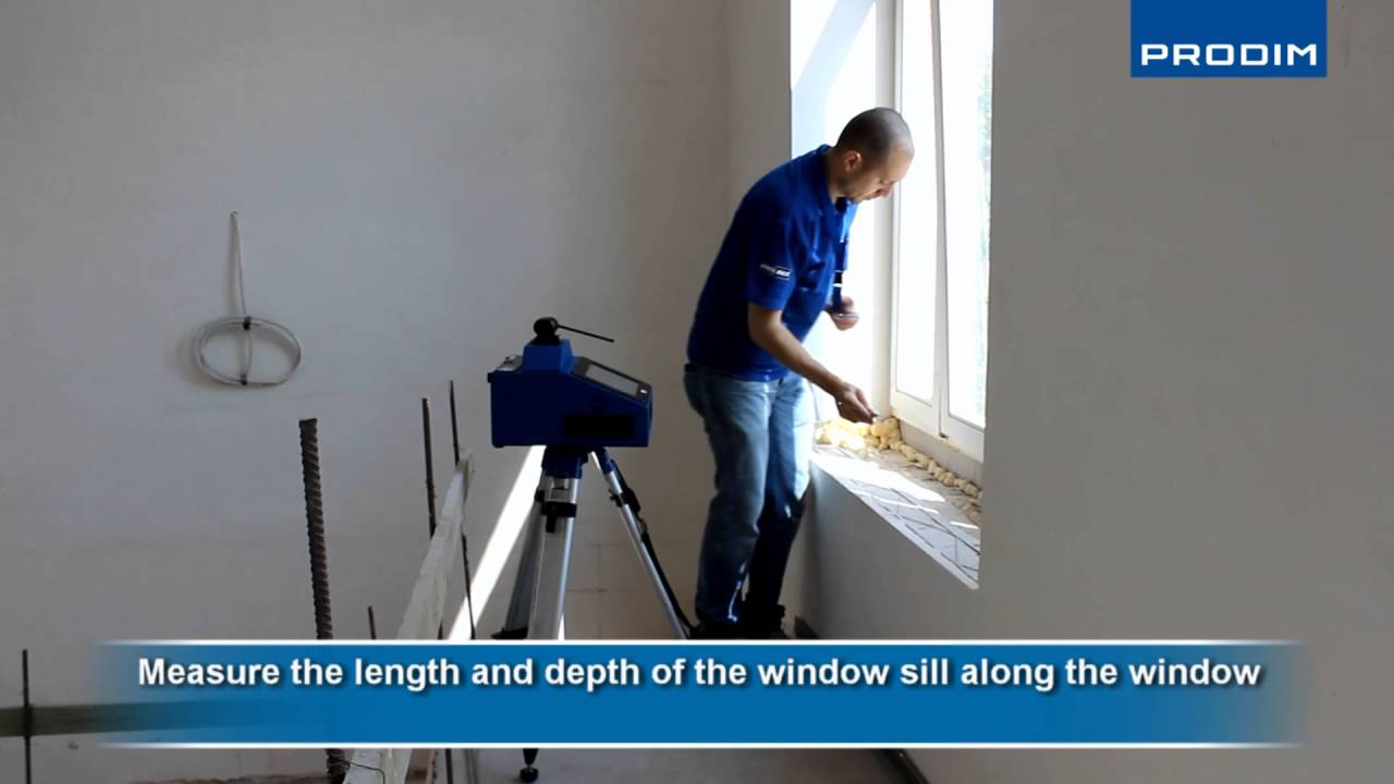 How to digitally measure a window sill YouTube