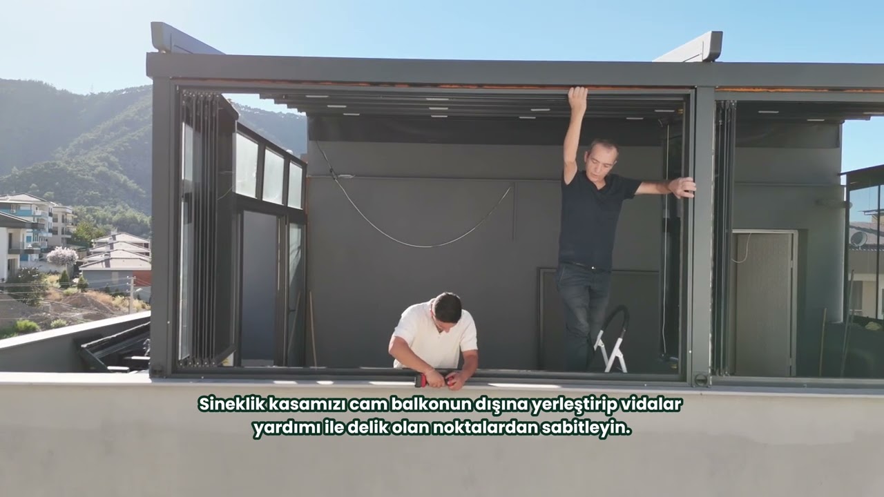 KAMATAŞ ALÜMİNYUM | Cam Balkonlarda Sürme Sineklik Montajı Nasıl Yapılır?