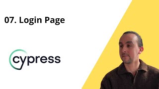 Partie 7: Cypress E2E | Login Page #07