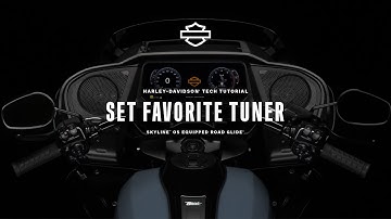 How to Set Favorite Radio Stations using Skyline OS | 2024 Harley-Davidson Road Glide