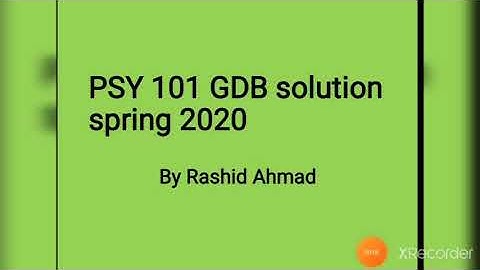 PSY101 GDB no. 1 solution 2020 Psychology / Psy 101 gdb 1 solution / Rogers Personality theory