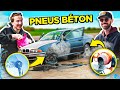 Rouler avec des pneus en bton  eau  hlium   a fait quoi 