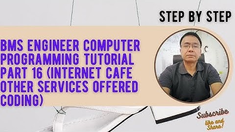 BMS ENGINEER COMPUTER PROGRAMMING TUTORIAL PART 16(OTHER SERVICES CODING)