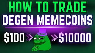 How To Make 100X BUYING &amp; SELLING DEGEN MEMECOINS Step By Step [Beginner Friendly DEPE Review]