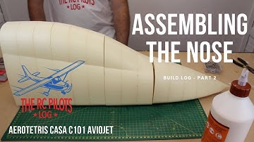 Aerotetris CASA C101 Aviojet - Assembling The Nose - Build Log Part 2