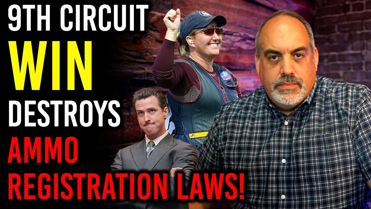 9th Circuit Destroys Background Checks on Ammo Sales in California!