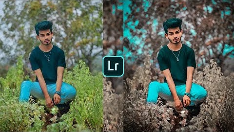 Lightroom brown and blue effect photo editing tutorial || lightroom background colour change | #lr