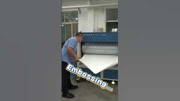 1300mm wide double-sided embossing machine
