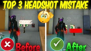Top 3 Headshot Mistakes Free Fire . Best Trick For OneTap Headshot in Free Fire Optimus Gaming 