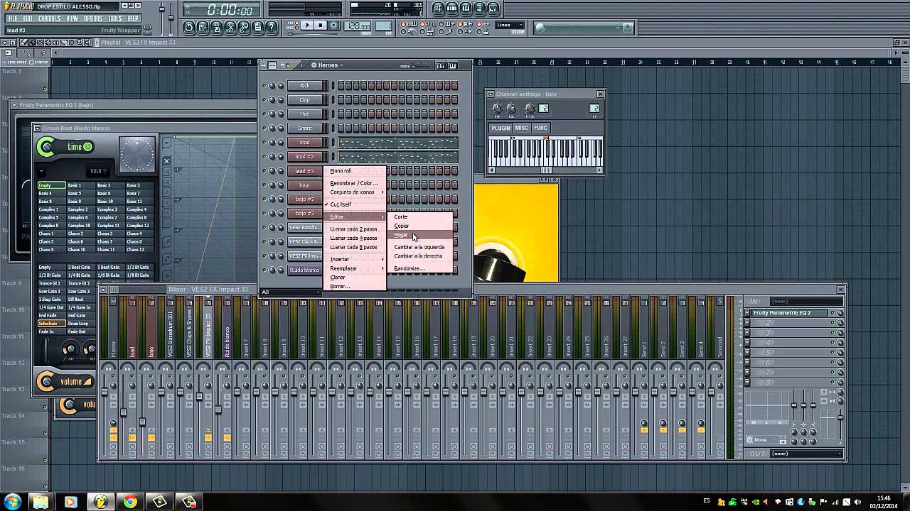 Tutoriales FL Studio  14   Como hacer un DROP al estilo ALESSO Heroes Sweet Escape Under Control