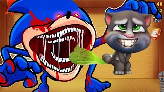 CRAZY Shin Sonic Tapes vs MY TALKING TOM | Kick The Buddy screenshot 1