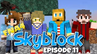 Skyblock Snow Fires and Biting Spiders! [Episode 11]