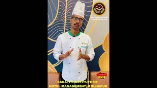 SARATHI INSTITUTE OF HOTEL MANAGEMENT SUCCESS STORY SATARA STUDENT