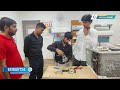 Students learn practical skills in flaring and swaging,