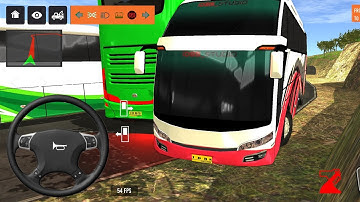 2025 new coach bus simulator 💥 || indonesia bus simulator part-218 #bus #game #simulator #comman 