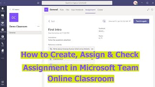 How to Send Assignment in Microsoft Teams || How to Create Assignment in Microsoft Teams