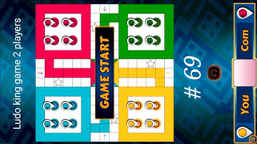 Ludo king gameplay 2 players / me VS computer / ludo game  / new video #69