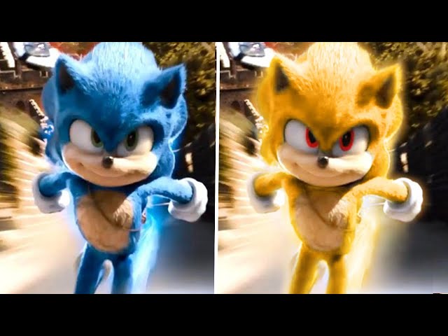 Movie Super Sonic vs Sonic exe #moviesonic #moviesupersonic #moviesoni