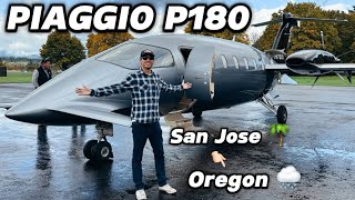 Rainy Arrival into Oregon in the Piaggio P180!