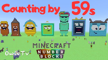 Counting by 59s Song Numberblocks Minecraft | Learn to Count | Math and Number Songs for Kids