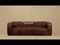 Capa leather sofa in chocolate brown from poly  bark  modern sofa minimalist design midcentury