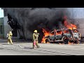 Suspicious South Los Angeles Vehicle Fire
