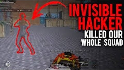 I found an Invisible Hacker! || Intensive Shahir || PUBG MOBILE