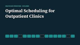 Outpatient Appointment Scheduling: Queueing, No-Shows & Optimization