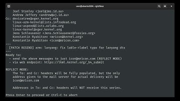 Submit a kernel patch with b4