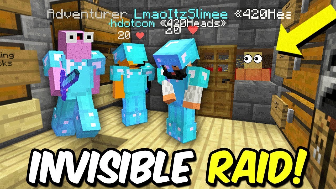 LOL My Funniest Invisible Raid EVER (NO WAY!!) | Minecraft FACTIONS 