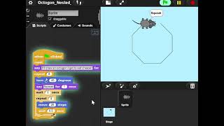 Full Snap! Code Walkthrough: Nested Loops & Shape Octogon Drawing News