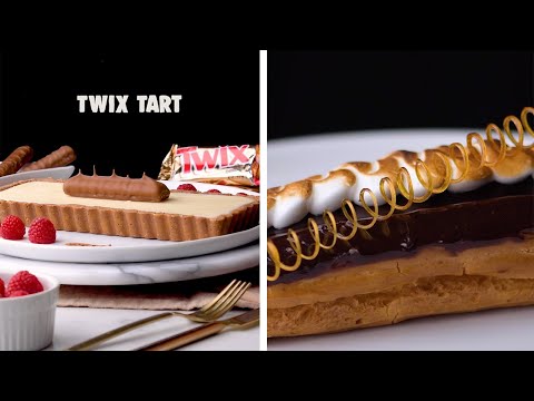 Take a twist on dessert plating with these fancy Twix designs!