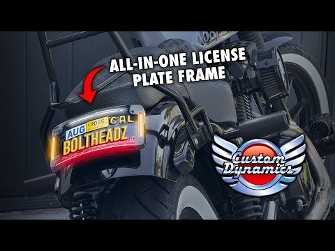 How To Bolt A License Plate