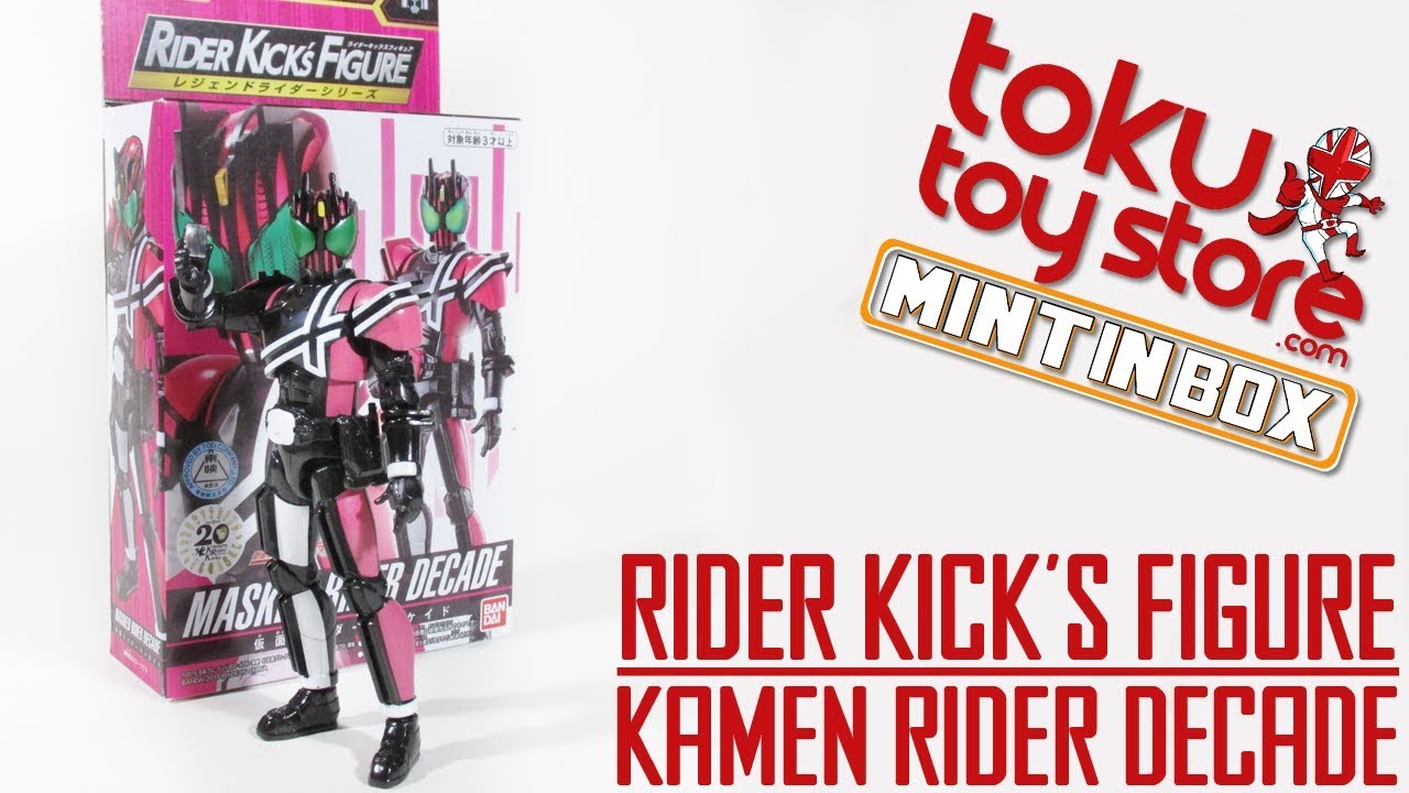 Mint in Box Review | Rider Kicks Figure Series | Kamen Rider Decade ...