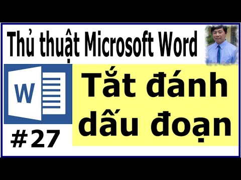 Thủ thuật Microsoft Word #27 - Tắt đánh dấu đoạn #shorts