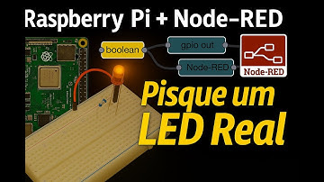 Como piscar um led com Raspberry Pi junto com Node-Red passo a passo | Curso completo Raspberry Pi