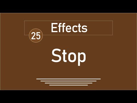 25 - ( jQuery Tutorial )  Effects: stop