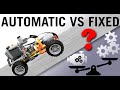 Friction clutch automatic gearbox VS fixed gear