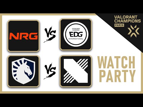 NRG vs EDG + Liquid vs DRX | VCT Champions Group Stage | #ChampsCostream