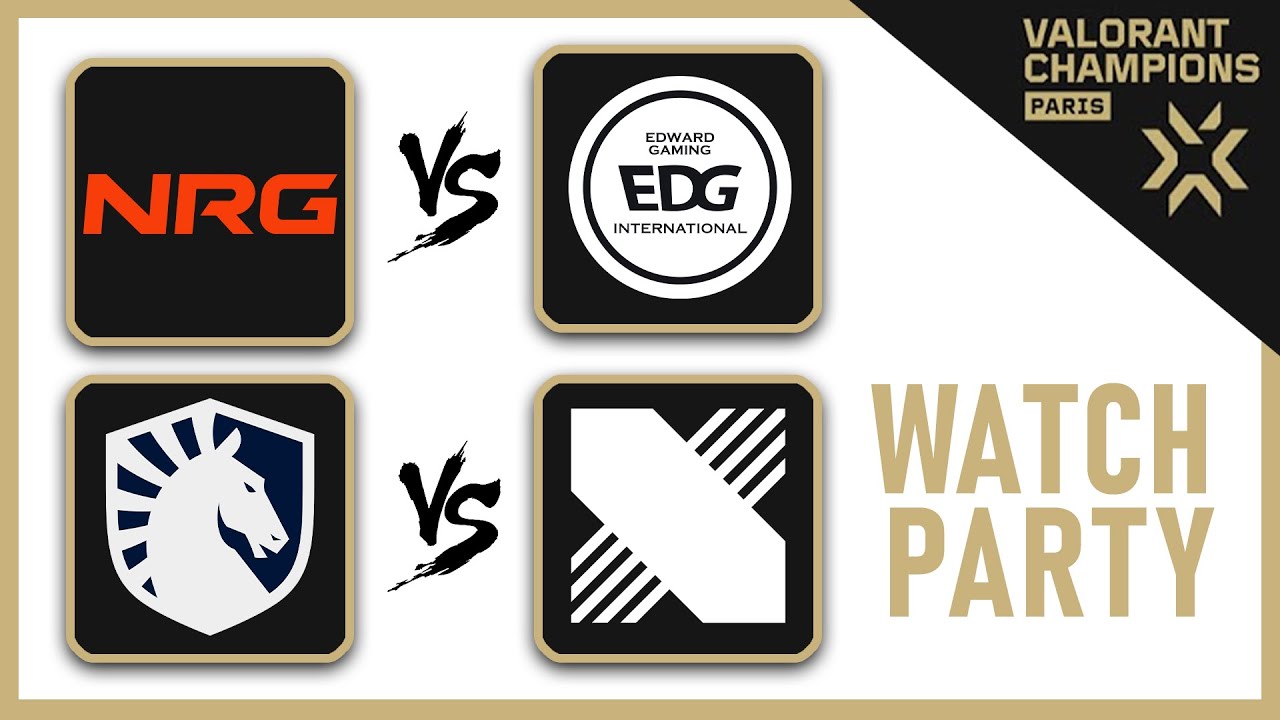 NRG vs EDG + Liquid vs DRX | VCT Champions Group Stage | 