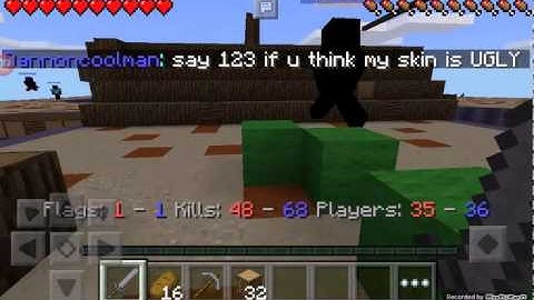 Ctf Gameplay minecraft pe