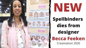 All NEW Spellbinders dies from Designer Becca Feeken