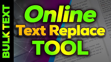 Text Replace Tool Online Replace any text on article or text content with just few clicks