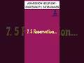 About 7. 5 Reservation Eligibility and Benifits Complete Details.